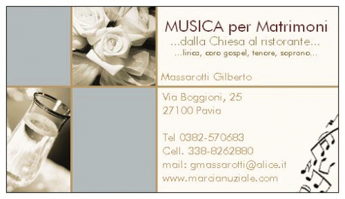 Musica per matrimoni...dalla lirica al gospel MARCIA NUZIALE