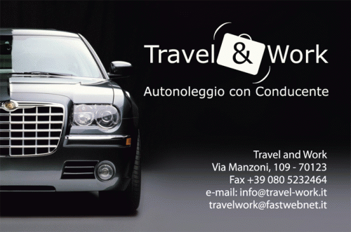 Noleggio auto con conducente TRAVEL & WORK
