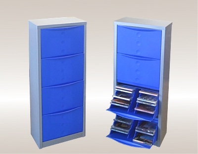 Porta CD Slim per 80 CD in soli 16 cm