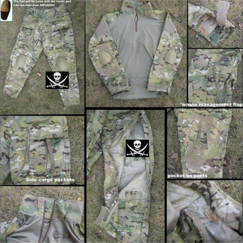 Mimetica Combat in tessuto Multicam