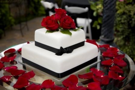 Torta da cerimonia semplice