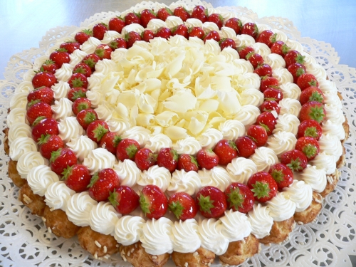 torta fragole e panna