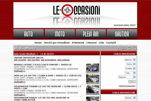 auto usate, moto usate, camper usati, barche usate | le-Occasioni.com