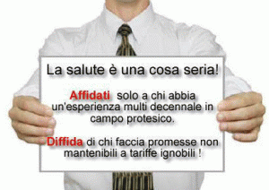 Dentisti affidabili in: Protesi sentaria - Implantologia - Ortodonzia STUDIO DENTISTICO PROTESICO  IMPLANTOLOGICO