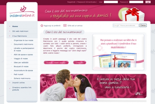 Portale sul matrimonio e gli Abiti da sposa