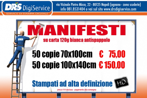 OFFERTA MANIFESTI PER AFFISSIONE