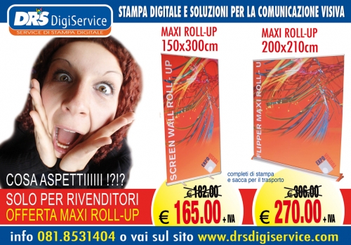 ROLL UP MAXY espositori pubblicitari