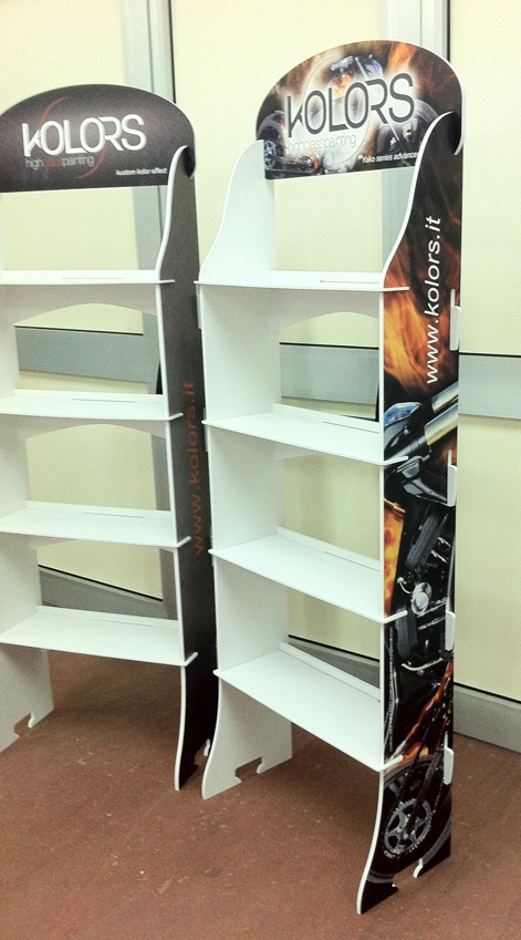 Espositore EASY SHELF 4 ripiani in forex