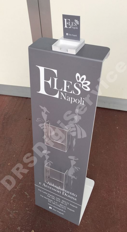 espositore porta flyer in forex e tasca in plex