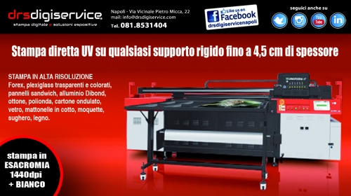 STAMPA DIRETTA UV SU PANNELLI FOREX