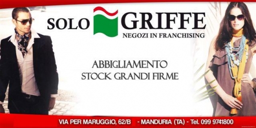solo griffe, stock abbigliamento grandi firme