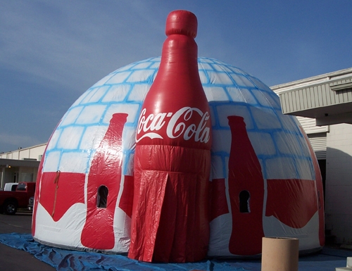 gonfiabile coca cola