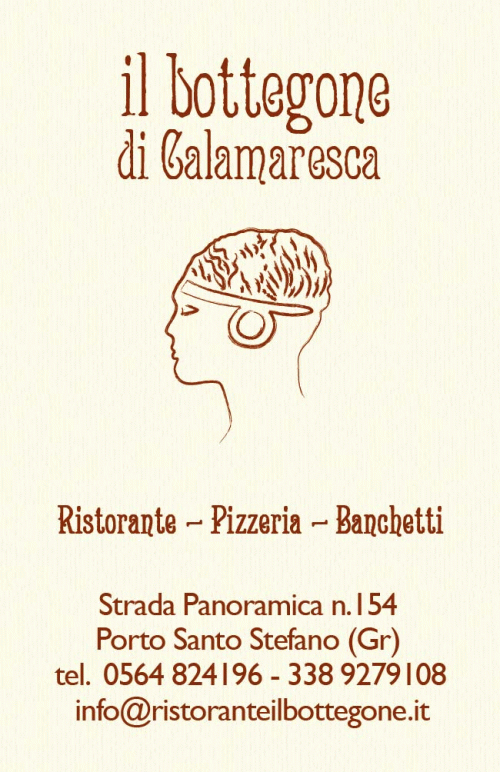 In viaggio.... con i tuoi sensi... "RISTORANTE IL BOTTEGONE"