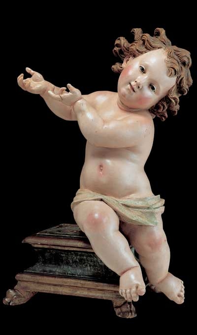 Il Bambino Gesù, statua a logo del Museo Divino Infante