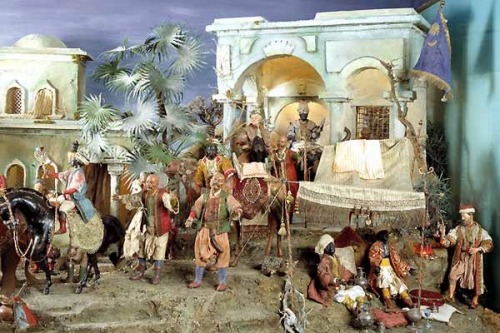 Presepe Napoletano particolare della TrinitÃ