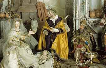 Presepe Napoletano del 700 particolare - Museo Divino Infante