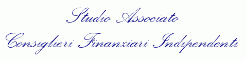 STUDIO ASSOCIATO CONSIGLIERI FINANZIARI INDIPENDENTI