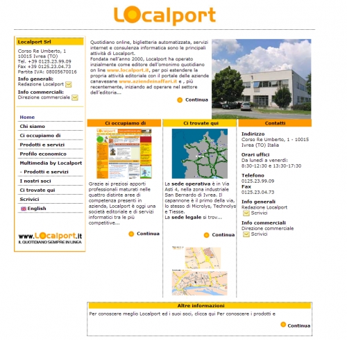 Sito Web Localport.biz