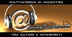 AutoriPerSanremo.com - Piattaforma di incontro tra Autori ed Interpreti AUTORIPERSANREMO.COM