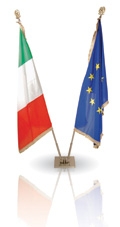 Completo porta bandiere da sala