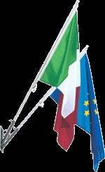 Porta bandiere da muro