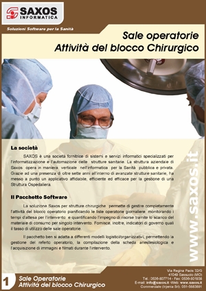Sale Operatorie Attività del Blocco Chirurgico