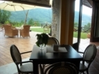La sala e il patio