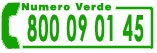 Per informazioni contattare il numero verde